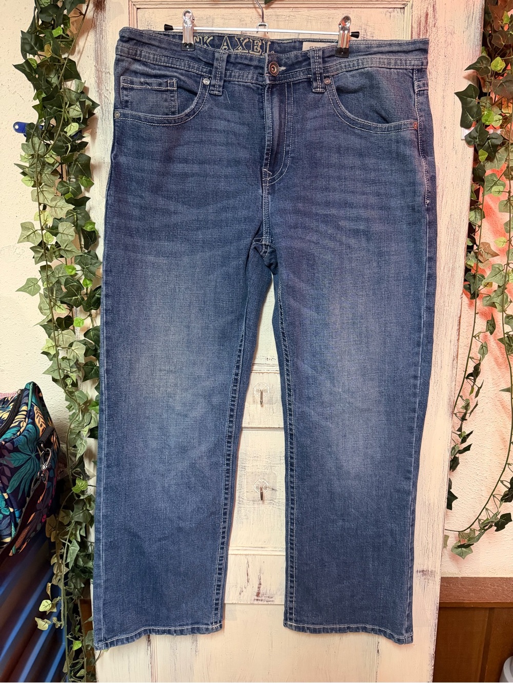 Men's Bootcut Jeans - Blue